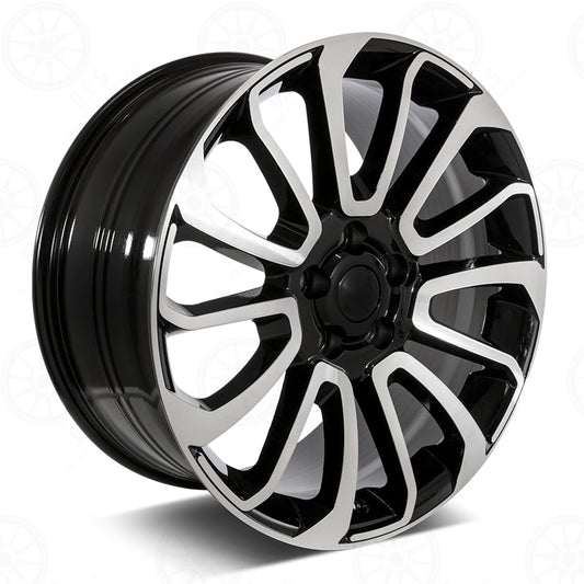 Autobiography Style - RL06 24x1 Machined Face/Black Outline wheel