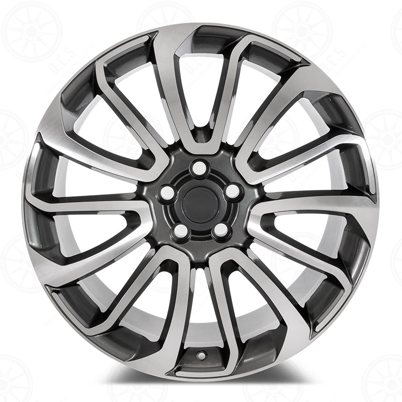 Autobiography Style - RL07 24x1 Machined Face/Gunmetal Outline wheel