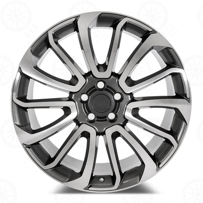 Autobiography Style - RL07 24x1 Machined Face/Gunmetal Outline wheel