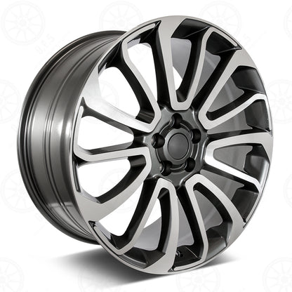 Autobiography Style - RL07 24x1 Machined Face/Gunmetal Outline wheel