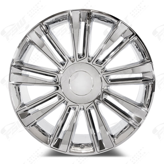 Diamond Style - F008 22x9 Chrome Chrome Inserts wheel