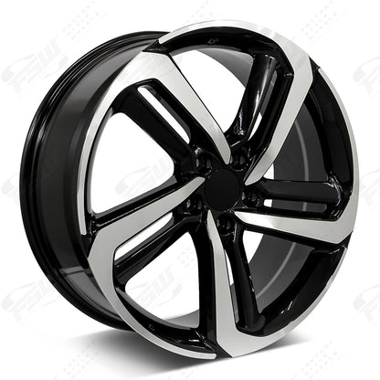 EXL Style - F136 2x8 Machined Face/Black Outline wheel