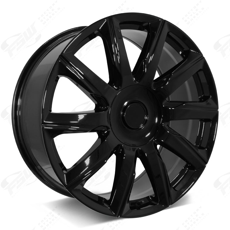 2021 Platinum Style - F261 26x1 Gloss Black wheel