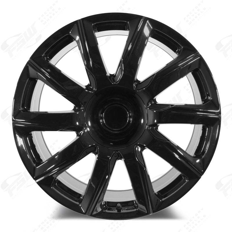 2021 Platinum Style - F261 26x1 Gloss Black wheel