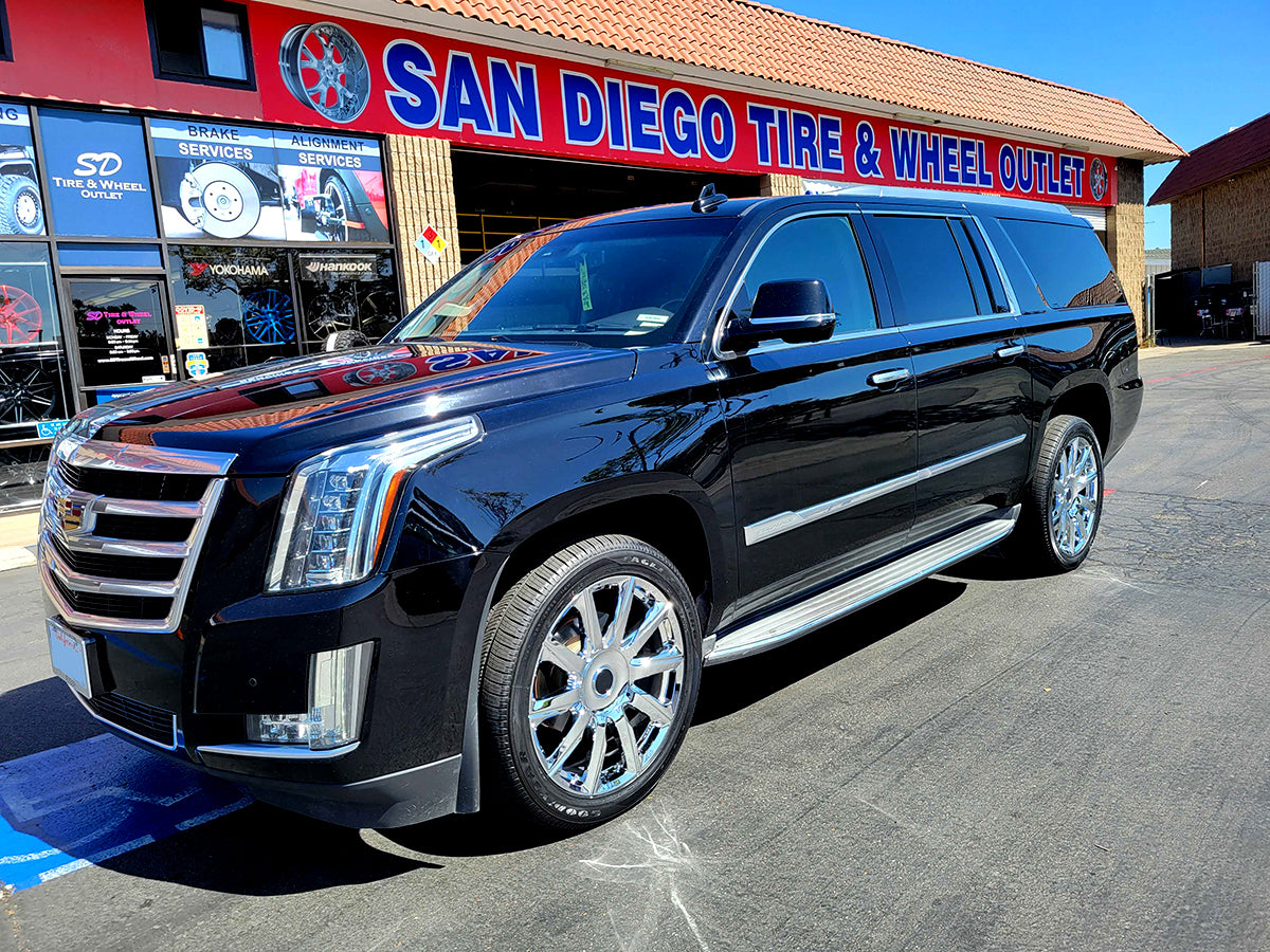 2021 Platinum Style - F262 22x9 Chrome wheel