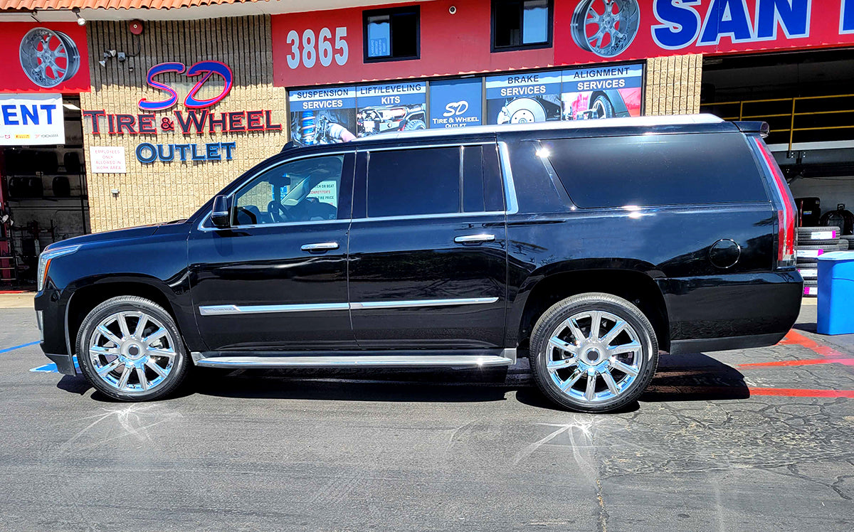 2021 Platinum Style - F262 24x1 Chrome wheel