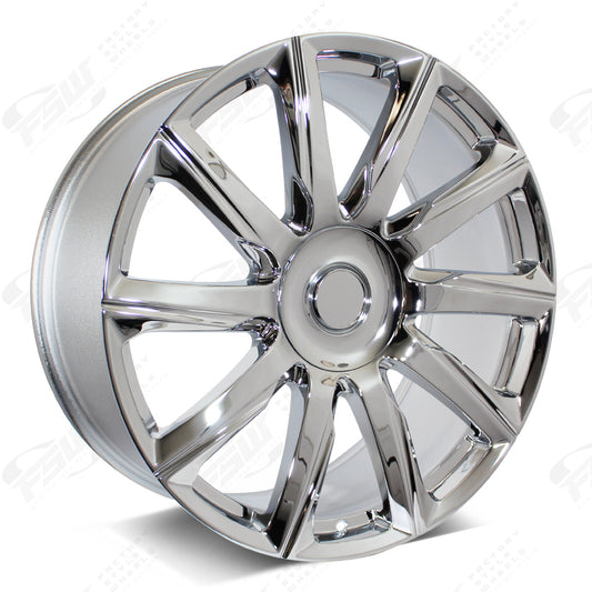 2021 Platinum Style - F262 22x9 Chrome wheel