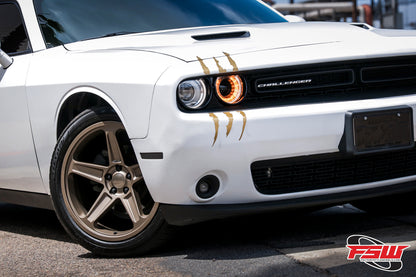 Flow Forged Demon Style - F151 2x10.5 Matte Bronze wheel