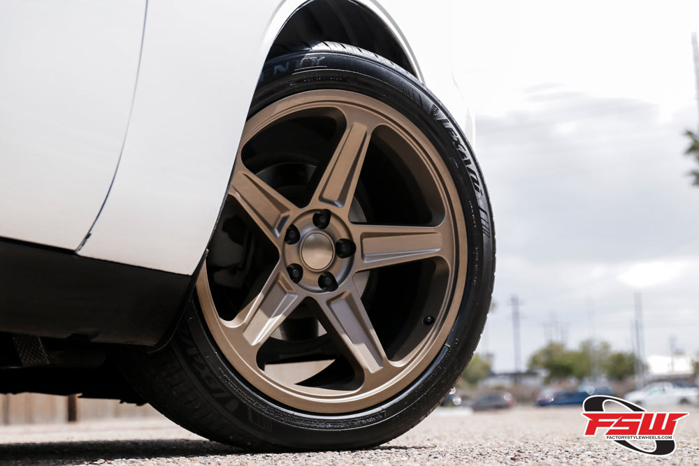 Flow Forged Demon Style - F151 2x10.5 Matte Bronze wheel