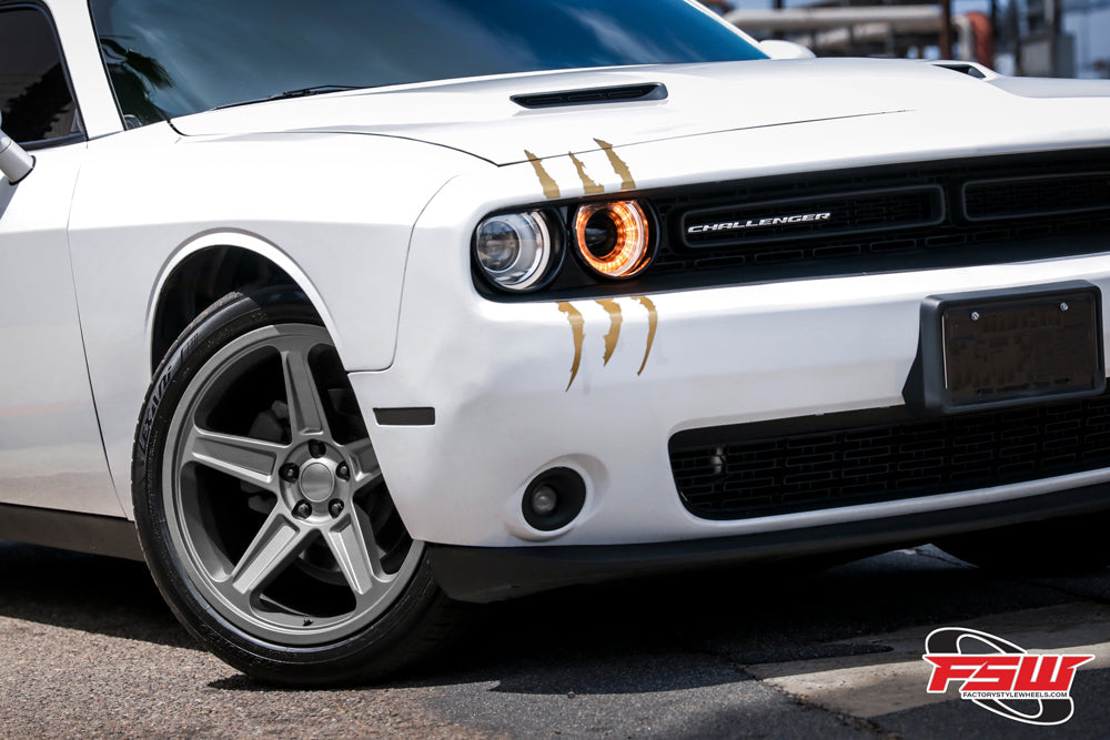 Flow Forged Demon Style - F154 2x10.5 Matte Gunmetal wheel