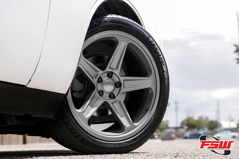 Flow Forged Demon Style - F154 2x10.5 Matte Gunmetal wheel