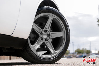 Flow Forged Demon Style - F154 2x10.5 Matte Gunmetal wheel