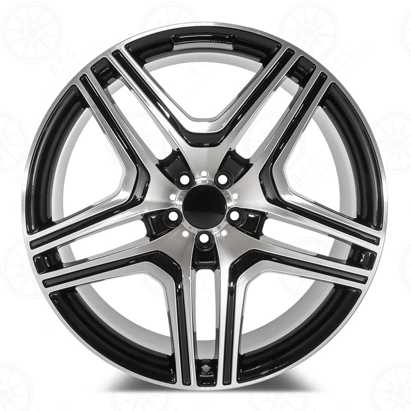 GL63 Style - RM31 2x9.5 Machined Face/Black Outline wheel
