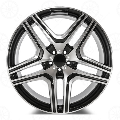 GL63 Style - RM31 2x9.5 Machined Face/Black Outline wheel