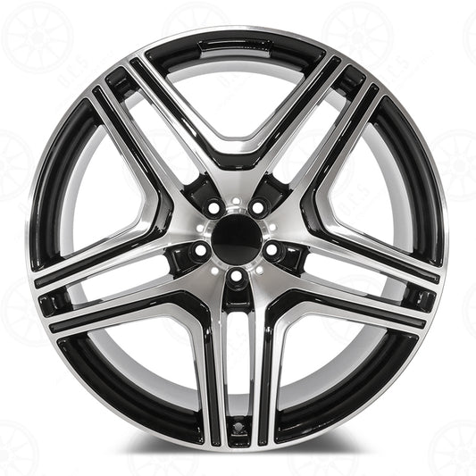 GL63 Style - RM31 2x9.5 Machined Face/Black Outline wheel