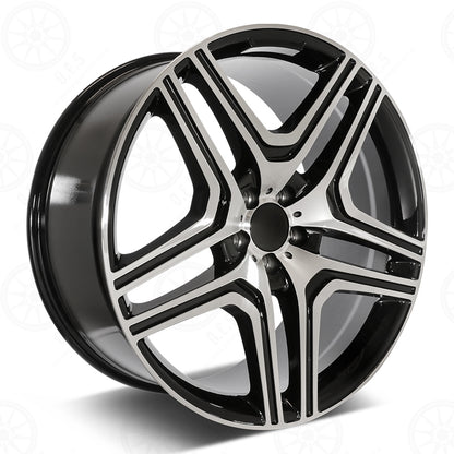 GL63 Style - RM31 2x9.5 Machined Face/Black Outline wheel