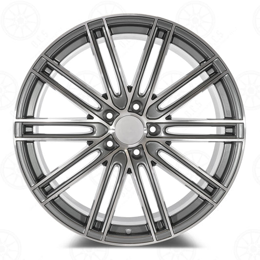 GTS Sport Style - RP12 22x11 Machined Face/Gunmetal Outline wheel
