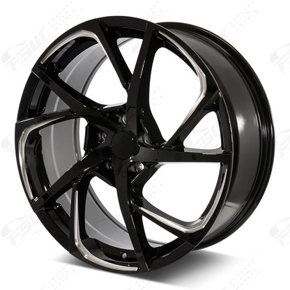 HSX Style - F234 2x8 Gloss Black Milled wheel