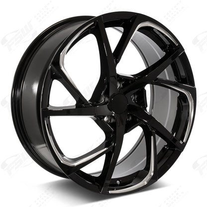 HSX Style - F234 2x8 Gloss Black Milled wheel