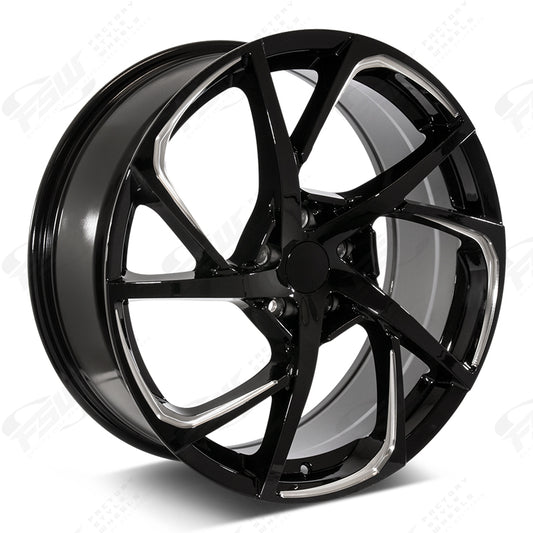 HSX Style - F234 2x8 Gloss Black Milled wheel