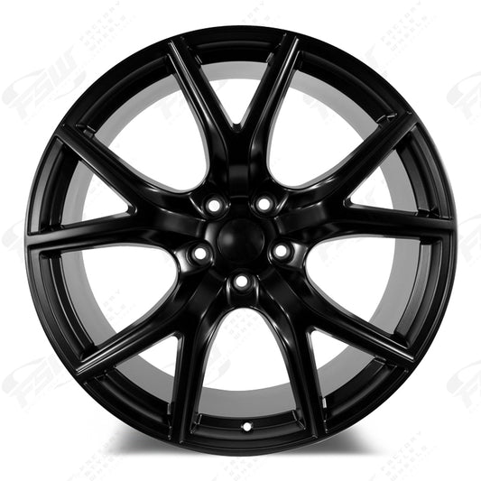 Trackhawk Style - F281 22x1 Satin Black wheel
