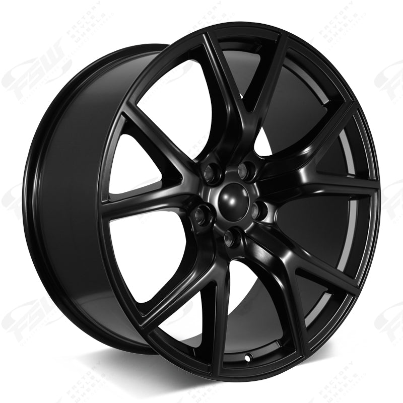 Trackhawk Style - F281 22x1 Satin Black wheel