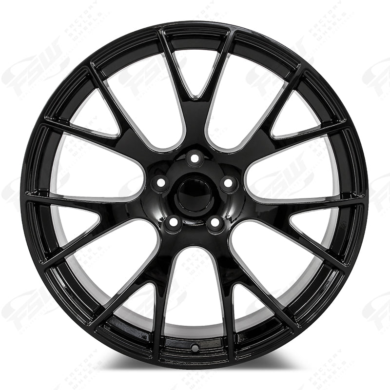 Hellcat Style - F046 2x9 Gloss Black wheel