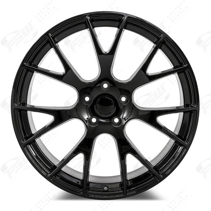 Hellcat Style - F046 2x9 Gloss Black wheel