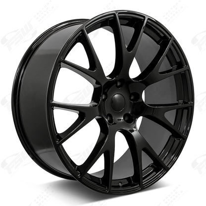 Hellcat Style - F046 2x9 Gloss Black wheel