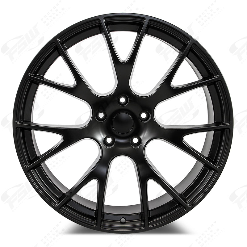 Hellcat Style - F047 24x1 Satin Black wheel