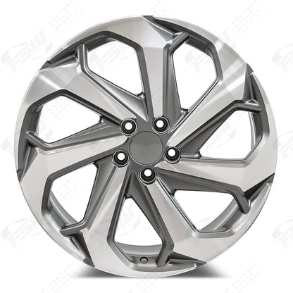 LX Sport Style - F067 2x8 Machined Face/Gunmetal Outline wheel