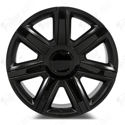 Platinum Style - F001 22x9 Satin Black Gloss Black Inserts wheel