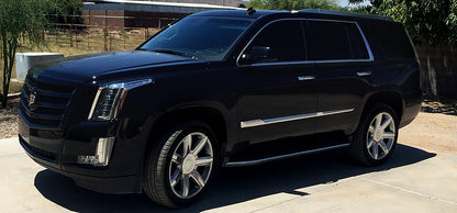 Platinum Style - F002 22x9 Hyper Black Chrome Inserts wheel