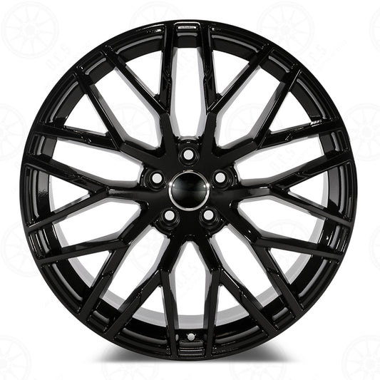 R8 Style - RA14 22x9.5 Gloss Black wheel