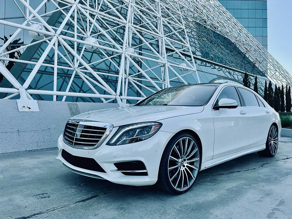 SLK Style - RM07 2x8.5 Machined Face/Gunmetal Outline wheel