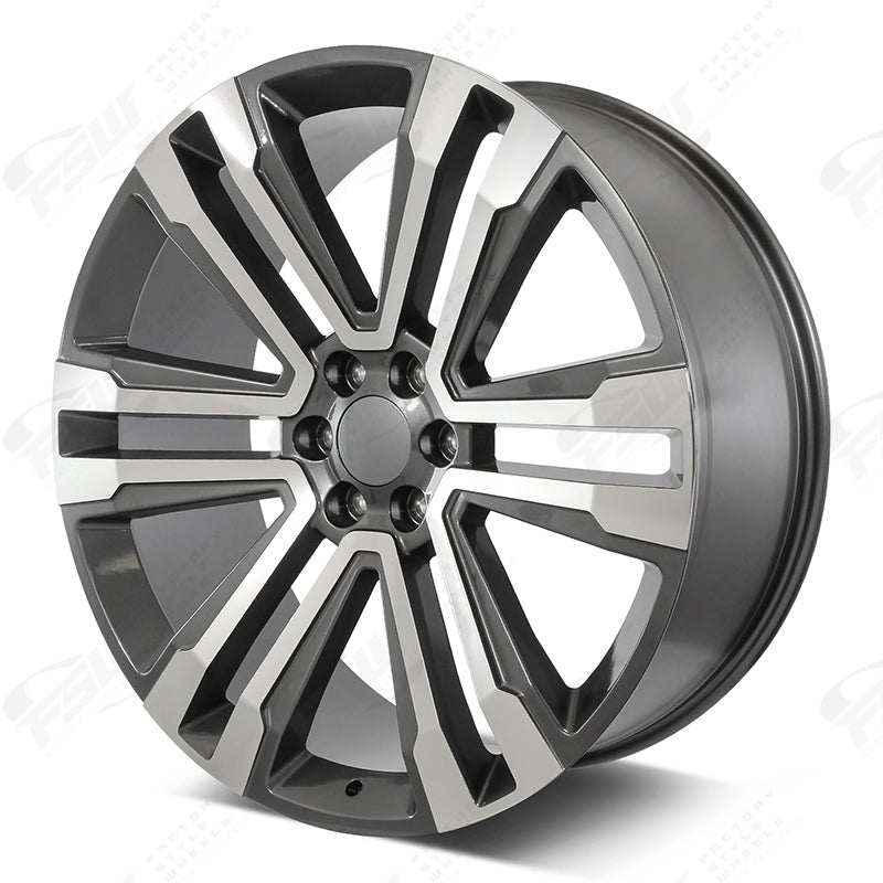 SLT Style - F132 26x1 Machined Face/Gunmetal Outline wheel