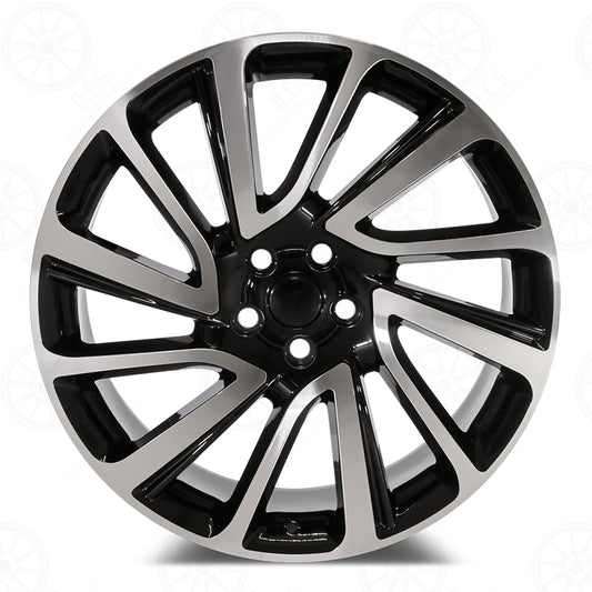 SV Style - RL21 22x9.5 Machined Face/Black Outline wheel