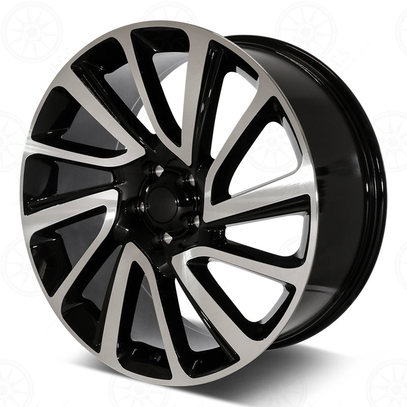 SV Style - RL21 22x9.5 Machined Face/Black Outline wheel