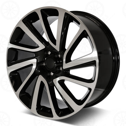 SV Style - RL21 22x9.5 Machined Face/Black Outline wheel