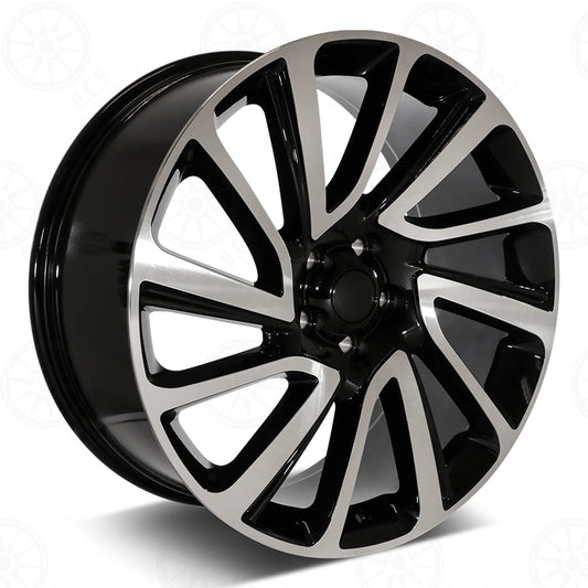 SV Style - RL21 22x9.5 Machined Face/Black Outline wheel