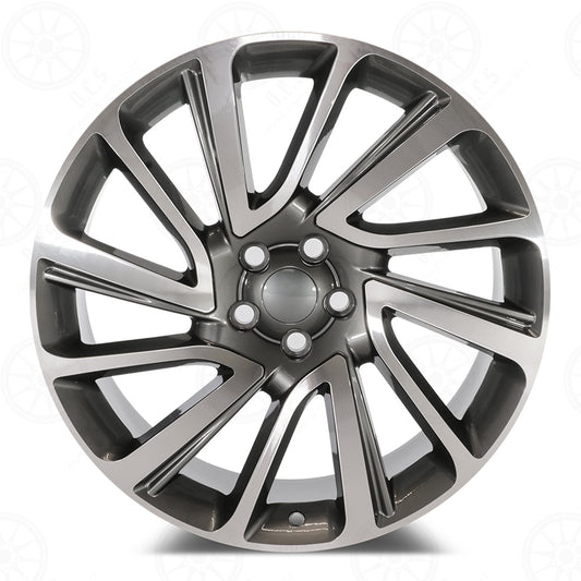 SV Style - RL22 22x9.5 Machined Face/Gunmetal Outline wheel