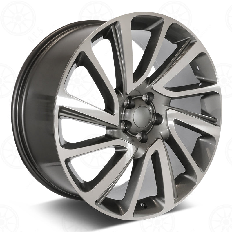SV Style - RL22 22x9.5 Machined Face/Gunmetal Outline wheel
