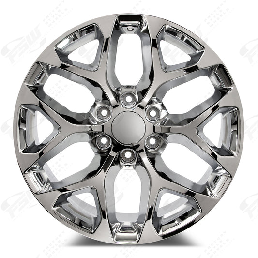 Snowflake Style - F041 26x1 Chrome wheel