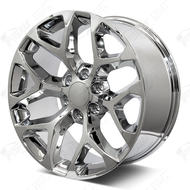 Snowflake Style - F041 24x1 Chrome wheel