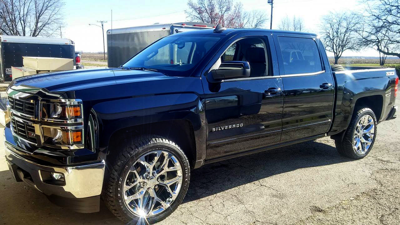 Snowflake Style - F041 24x1 Chrome wheel