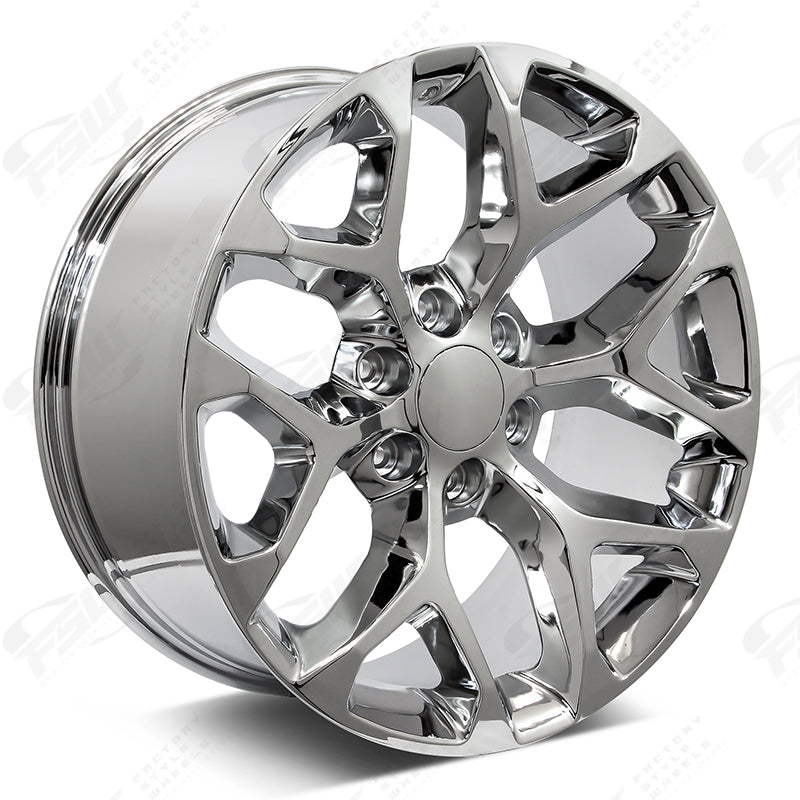 Snowflake Style - F041 24x1 Chrome wheel