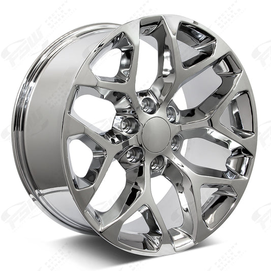 Snowflake Style - F041 24x1 Chrome wheel