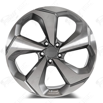 Sport Style 2020 - F167 2x8 Machined Face/Gunmetal Outline wheel