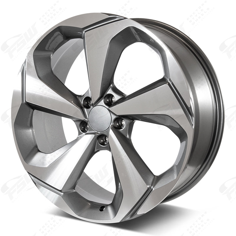 Sport Style 2020 - F167 2x8 Machined Face/Gunmetal Outline wheel