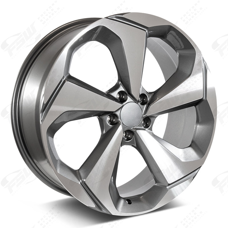 Sport Style 2020 - F167 2x8 Machined Face/Gunmetal Outline wheel